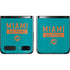 NFL Miami Dolphins Teal Performance Series Galaxy Z Flip Skin