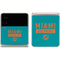 NFL Miami Dolphins Teal Performance Series Galaxy Z Flip3 5G Skin