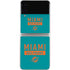 NFL Miami Dolphins Teal Performance Series Galaxy Z Flip3 5G Skin
