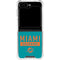 NFL Miami Dolphins Teal Performance Series Galaxy Z Flip5 5G Clear Case