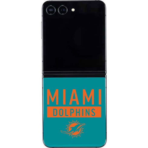 NFL Miami Dolphins Teal Performance Series Galaxy Z Flip5 5G Skin