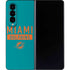 NFL Miami Dolphins Teal Performance Series Galaxy Z Fold4 5G Skin