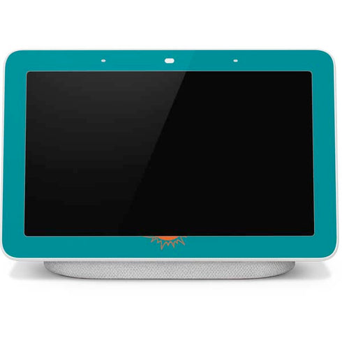 NFL Miami Dolphins Teal Performance Series Google Home Hub Skin