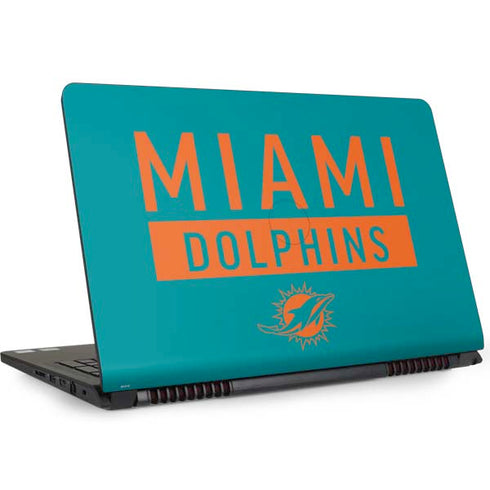 NFL Miami Dolphins Teal Performance Series Dell Inspiron Skin
