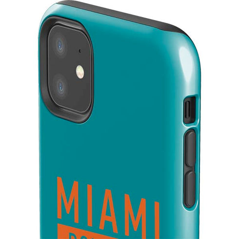 NFL Miami Dolphins Teal Performance Series iPhone 11 Impact Case