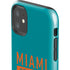 NFL Miami Dolphins Teal Performance Series iPhone 11 Impact Case
