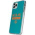 NFL Miami Dolphins Teal Performance Series iPhone 11 Pro Clear Case