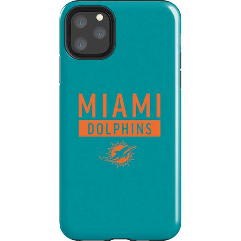 NFL Miami Dolphins Teal Performance Series iPhone 11 Pro Max Impact Case