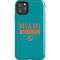 NFL Miami Dolphins Teal Performance Series iPhone 11 Pro Max Impact Case