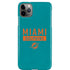 NFL Miami Dolphins Teal Performance Series iPhone 11 Pro Max Lite Case