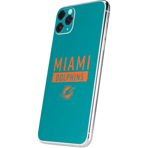 NFL Miami Dolphins Teal Performance Series iPhone 11 Pro Max Skin