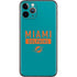 NFL Miami Dolphins Teal Performance Series iPhone 11 Pro Skin