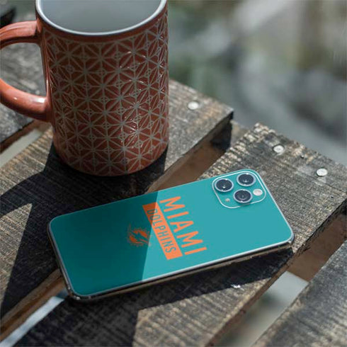 NFL Miami Dolphins Teal Performance Series iPhone 11 Pro Skin