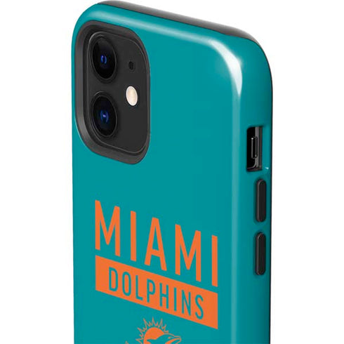 NFL Miami Dolphins Teal Performance Series iPhone 12 Impact Case
