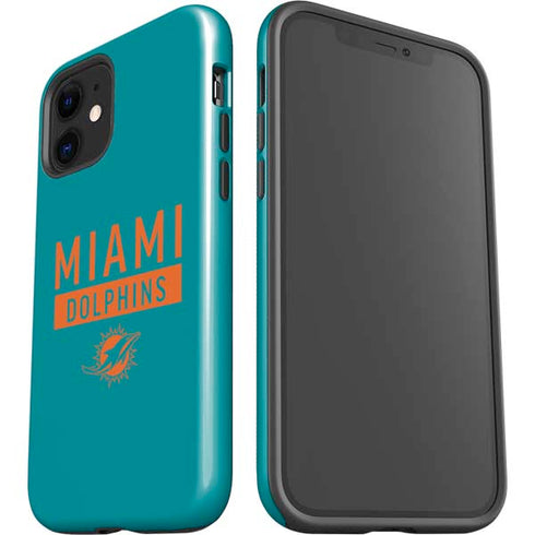 NFL Miami Dolphins Teal Performance Series iPhone 12 Impact Case