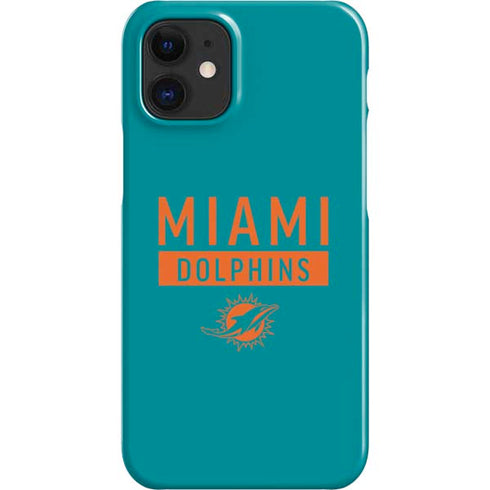 NFL Miami Dolphins Teal Performance Series iPhone 12 Mini Lite Case