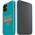 NFL Miami Dolphins Teal Performance Series iPhone 12 Mini Lite Case
