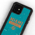 NFL Miami Dolphins Teal Performance Series iPhone 12 Mini Waterproof Case