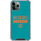 NFL Miami Dolphins Teal Performance Series iPhone 12 Pro Clear Case