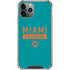 NFL Miami Dolphins Teal Performance Series iPhone 12 Pro Clear Case