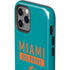 NFL Miami Dolphins Teal Performance Series iPhone 12 Pro Max Impact Case