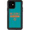 NFL Miami Dolphins Teal Performance Series iPhone 12 Waterproof Case