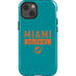 NFL Miami Dolphins Teal Performance Series iPhone 13 Impact Case