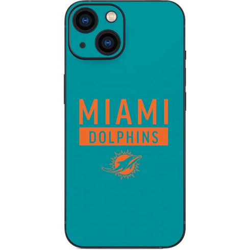 NFL Miami Dolphins Teal Performance Series iPhone 13 Mini Skin
