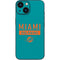 NFL Miami Dolphins Teal Performance Series iPhone 13 Mini Skin