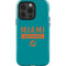 NFL Miami Dolphins Teal Performance Series iPhone 13 Pro Impact Case