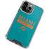 NFL Miami Dolphins Teal Performance Series iPhone 13 Pro Max Clear Case