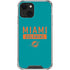 NFL Miami Dolphins Teal Performance Series iPhone 14 Clear Case