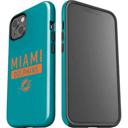 NFL Miami Dolphins Teal Performance Series iPhone 15 Plus Impact Case