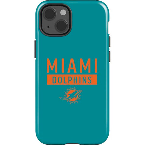 NFL Miami Dolphins Teal Performance Series iPhone 15 Impact Case