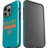 NFL Miami Dolphins Teal Performance Series iPhone 15 Pro Impact Case