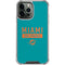 NFL Miami Dolphins Teal Performance Series iPhone 14 Pro Max Clear Case
