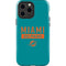 NFL Miami Dolphins Teal Performance Series iPhone 15 Pro Max Impact Case