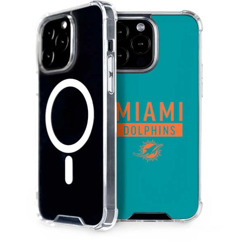 NFL Miami Dolphins Teal Performance Series iPhone 15 Pro Max MagSafe Case