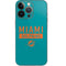 NFL Miami Dolphins Teal Performance Series iPhone 15 Pro Skin