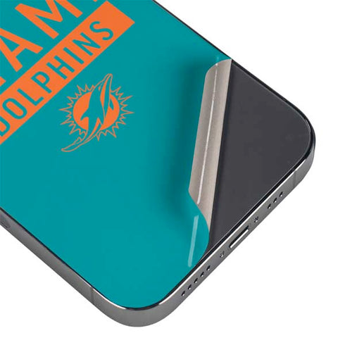 NFL Miami Dolphins Teal Performance Series iPhone 15 Pro Skin