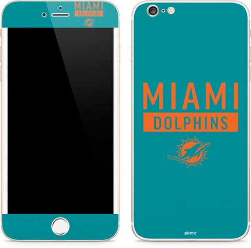NFL Miami Dolphins Teal Performance Series iPhone 6/6s Plus Skin