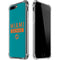 NFL Miami Dolphins Teal Performance Series iPhone 7/8 Plus Clear Case