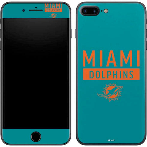 NFL Miami Dolphins Teal Performance Series iPhone 8 Plus Skin
