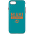 NFL Miami Dolphins Teal Performance Series iPhone 8 Pro Case