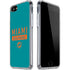 NFL Miami Dolphins Teal Performance Series iPhone SE (2nd & 3rd Gen) Clear Case