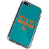 NFL Miami Dolphins Teal Performance Series iPhone SE (2nd & 3rd Gen) Clear Case