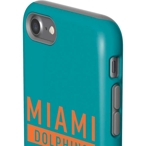 NFL Miami Dolphins Teal Performance Series iPhone SE (2nd & 3rd Gen) Pro Case