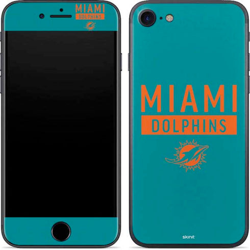 NFL Miami Dolphins Teal Performance Series iPhone SE (2nd & 3rd Gen) Skin