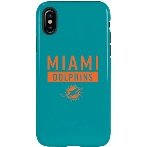 NFL Miami Dolphins Teal Performance Series iPhone X Pro Case