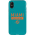 NFL Miami Dolphins Teal Performance Series iPhone X Pro Case